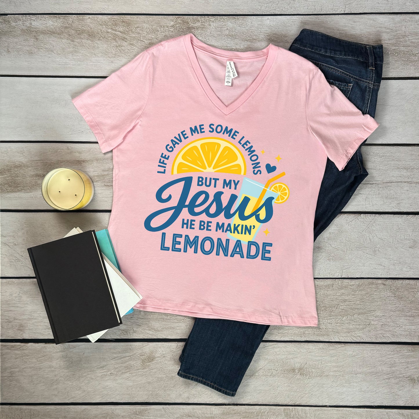 Bella + Canvas V-Neck Tee