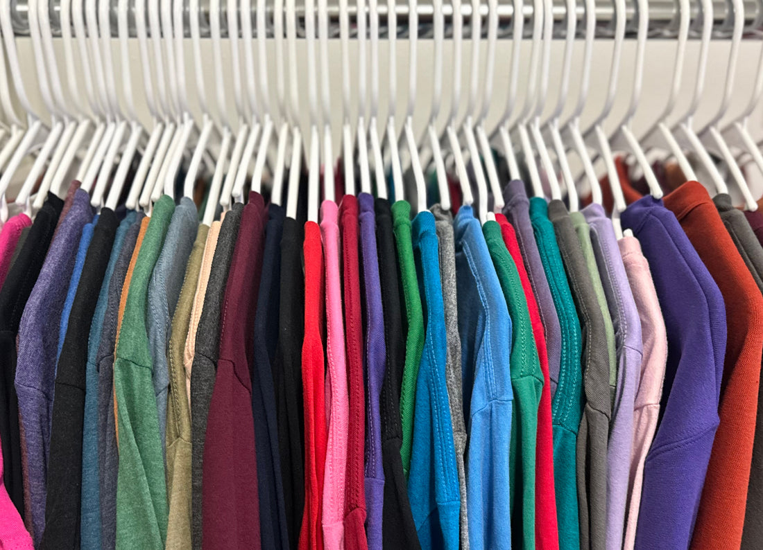 Behind the scenes video of the shirt making process